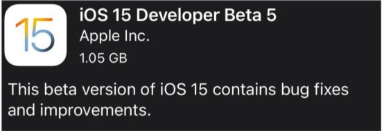 永康苹果手机维修分享如何升级到iOS15.0 beta5 